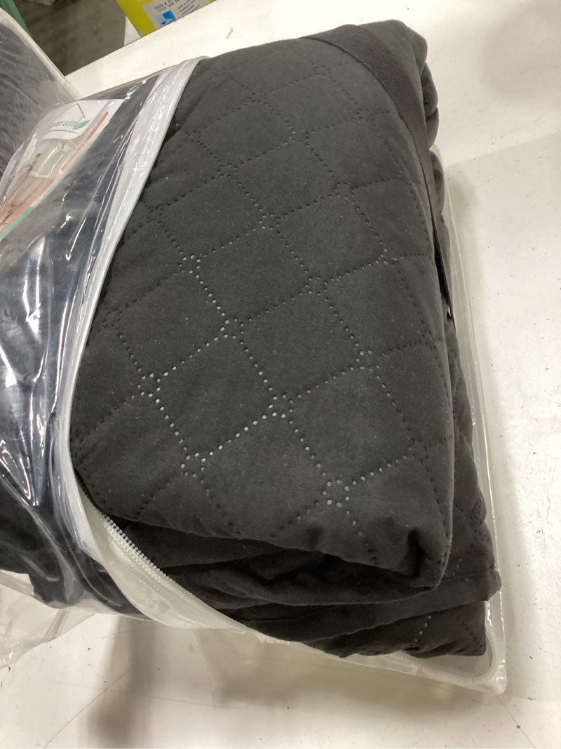 Condition photo showing Good Condition for 100% waterproof recliner chair covers 23.6", non-slip recliner cover for chair with pocket washable recliner covers that stay in place with elastic straps for dogs cats kids pets-black black 23.6"
