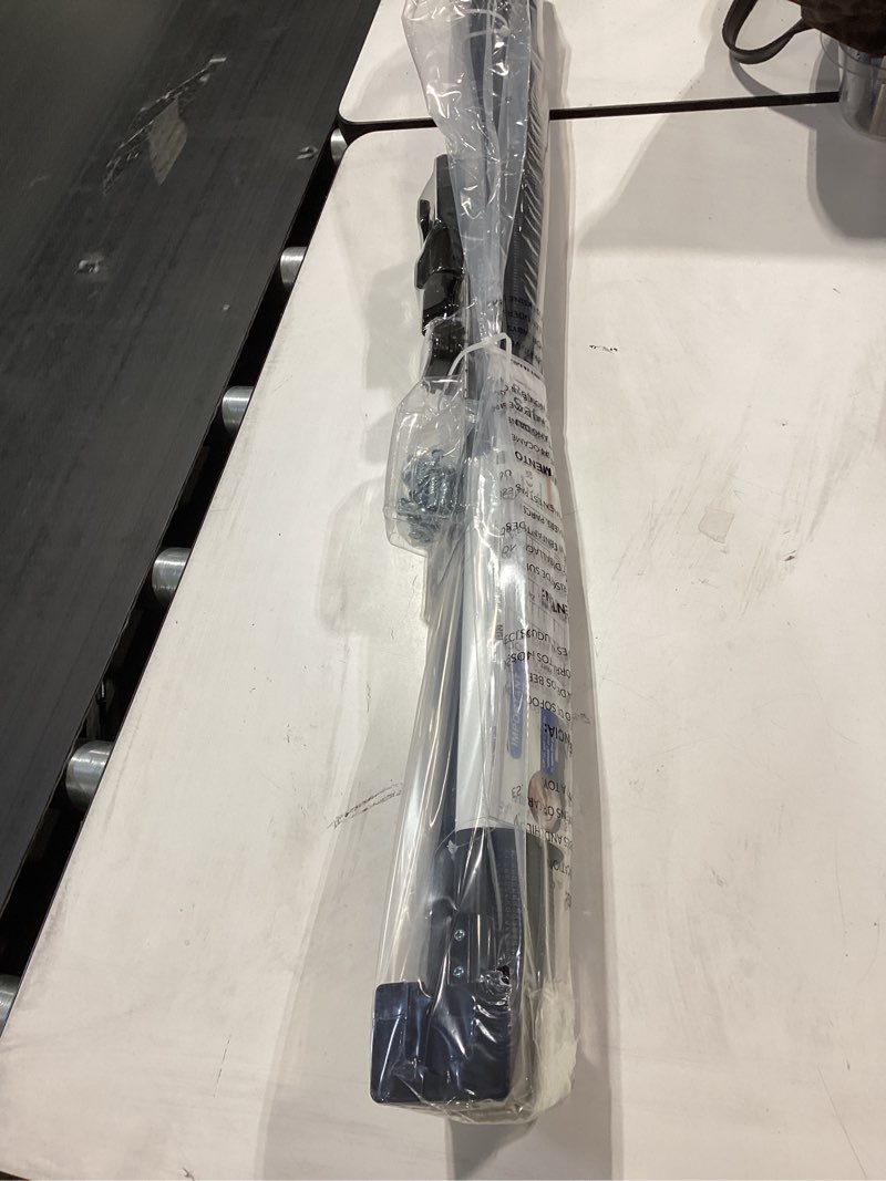 Condition photo showing Good Condition for upgraded retractable baby gate, extra wide safety kids or pets gate, 33” tall, extends to 71” wide, mesh safety dog gate for stairs, indoor, outdoor, doorways, hallways(33”x71”, black) 33”x71”- black