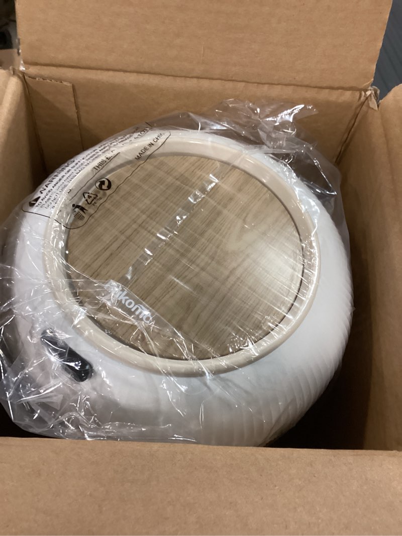 Condition photo showing Good Condition for Pukomc Smart Sensor Wastebasket, Convenient and Hygienic Easy to Use, Technology Sensor Waterproof Wastebasket Plastic Trash can for Kitchen, Bathroom, Bedroom, Living Room, Office and Outdoor 1 Pack white