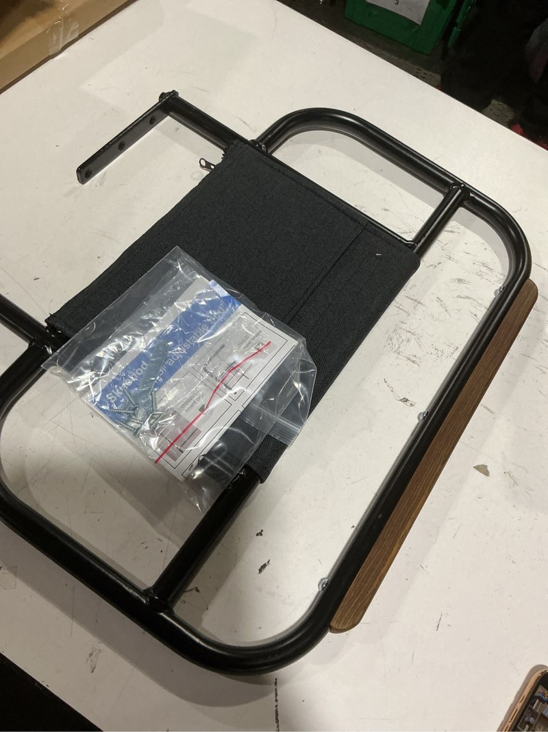 Condition photo showing New/Like New for bed side rail for adjustable bed, screw into wooden board only, 17 inch height for mattress less than 10 inches, 1 pc 1 17 inch