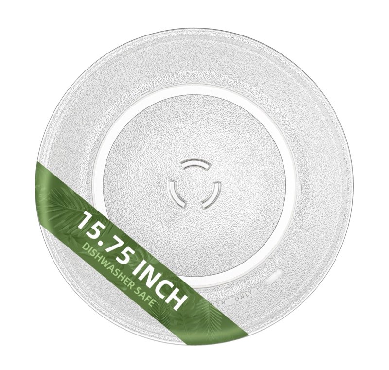 15.75" Microwave Turntable Plate Compatible with Kitchen Aid 461967721091 8205676 4375405, 15 3/4 inch Replaceme