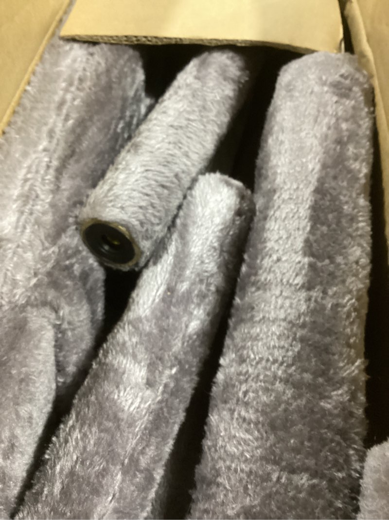 Condition photo showing Good Condition for Sweetcrispy 54 Inch Cat Tree Tower, Multi-Level with Cat Scratching Post, Indoor Cat Condo with Climbing Ladder, Plush Toy, Play House for Cat, Light Grey Light Grey 54 IN