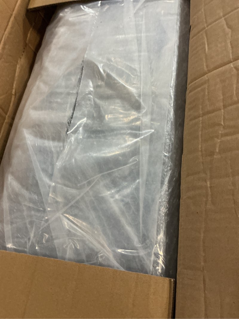 Condition photo showing Good Condition for juexica 96 x 118 inch plastic strip door curtain kit 0.08'' walk in cooler curtains pvc freezer door curtain smooth waterproof insulation hurricane shutters gate for warehouse garage industry (clear) clear 96 x 118 inch