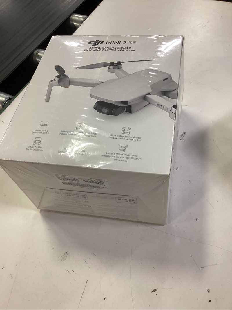 Condition photo showing New/Like New for dji mini 2 se fly more, mini drone with lightweight and foldable camera, 2.7k video, smart modes, 10km video streaming, 31min flight, less than 249g, easy to use, bag and extra battery