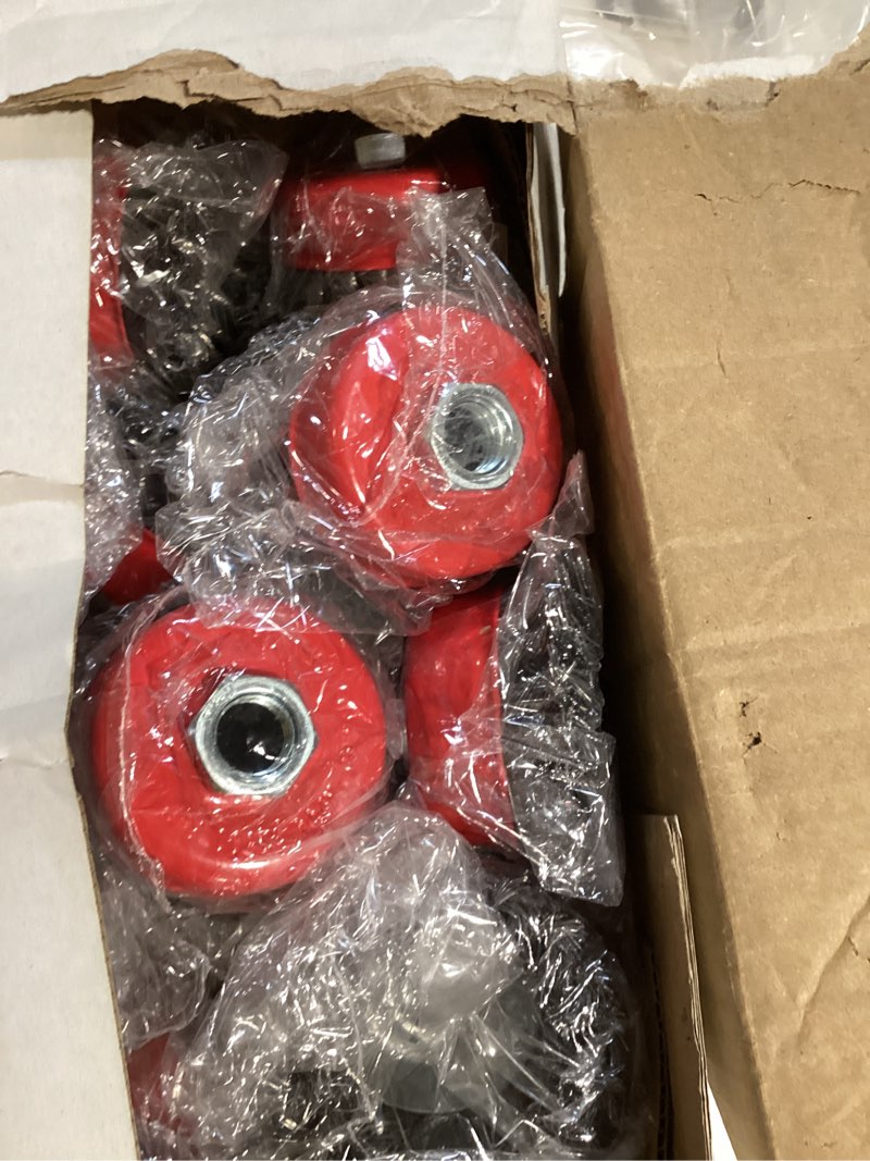 Condition photo showing As Is for tioncy 12 pack wire wheel for angle grinder, for 4-1/2" angle grinder with 5/8"-11 arbor, heavy duty carbon brushes for rust removal heavy cleaning polishing(red,knotted wire cup brush) red knotted wire cup brush