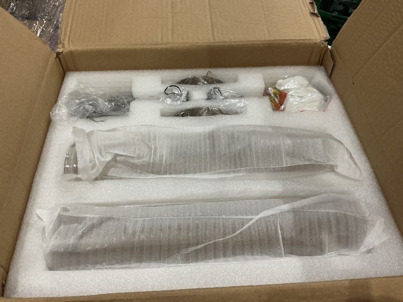 Condition photo showing Good Condition for bronze wall sconces set of two with white lights, 19.5'' brushed brass knurled bathroom sconces wall lighting vanity light with clear glass for living room mirror bedroom stairs bronze-white light 19.5?-2 packs
