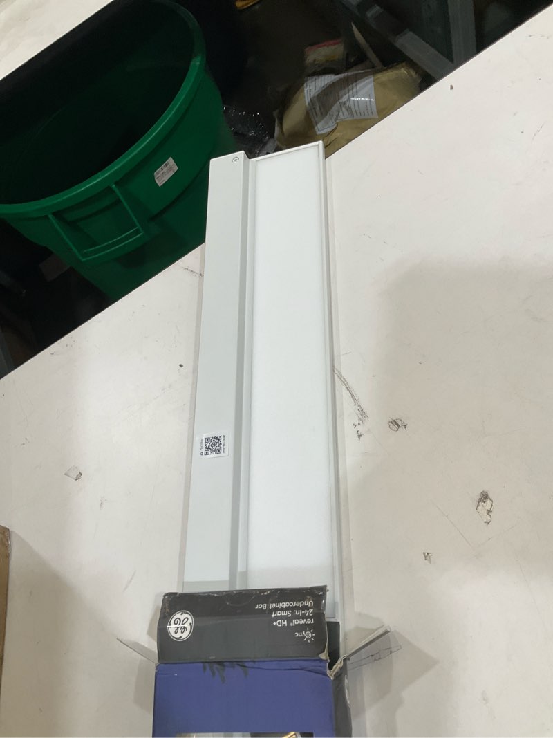 Condition photo showing Good Condition for cync ge reveal hd+ smart led undercabinet bar light, 24in, color changing & tunable white 2000k to 7000k, wi-fi, works with alexa & google home, plug-in or direct wire, no hub required 24 inch light bar