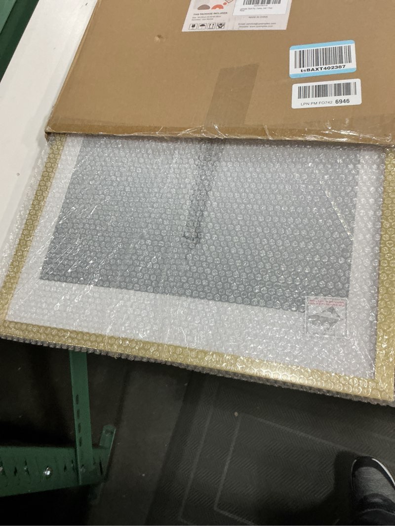 Condition photo showing Good Condition for upsimples 16x24 picture frame, display pictures 14x20 with mat or 16 x 24 without, wall hanging poster frames, gold, 1 pack gold 16x24