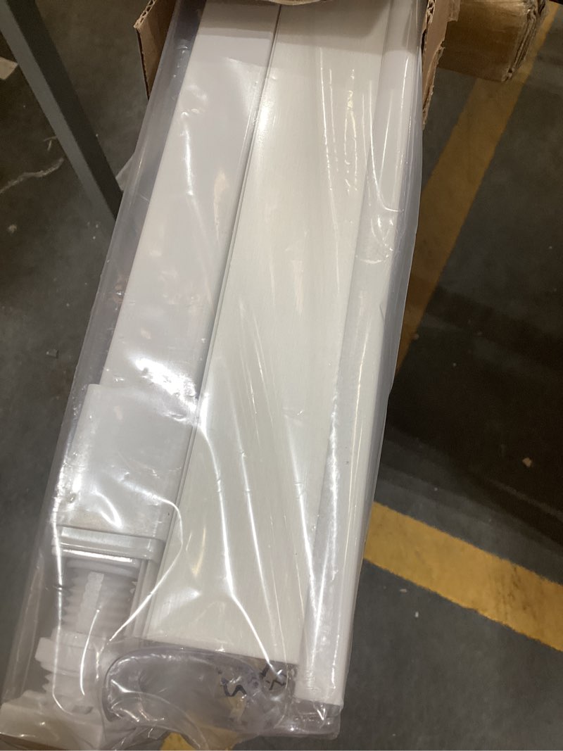Condition photo showing New/Like New for LazBlinds Cordless Cellular Shades, No Tools No Drill Light Filtering Honeycomb Shades Pleated Blinds for Windows, 40'' W x 72'' H, White Light Filtering-white 40'' W x 72'' H