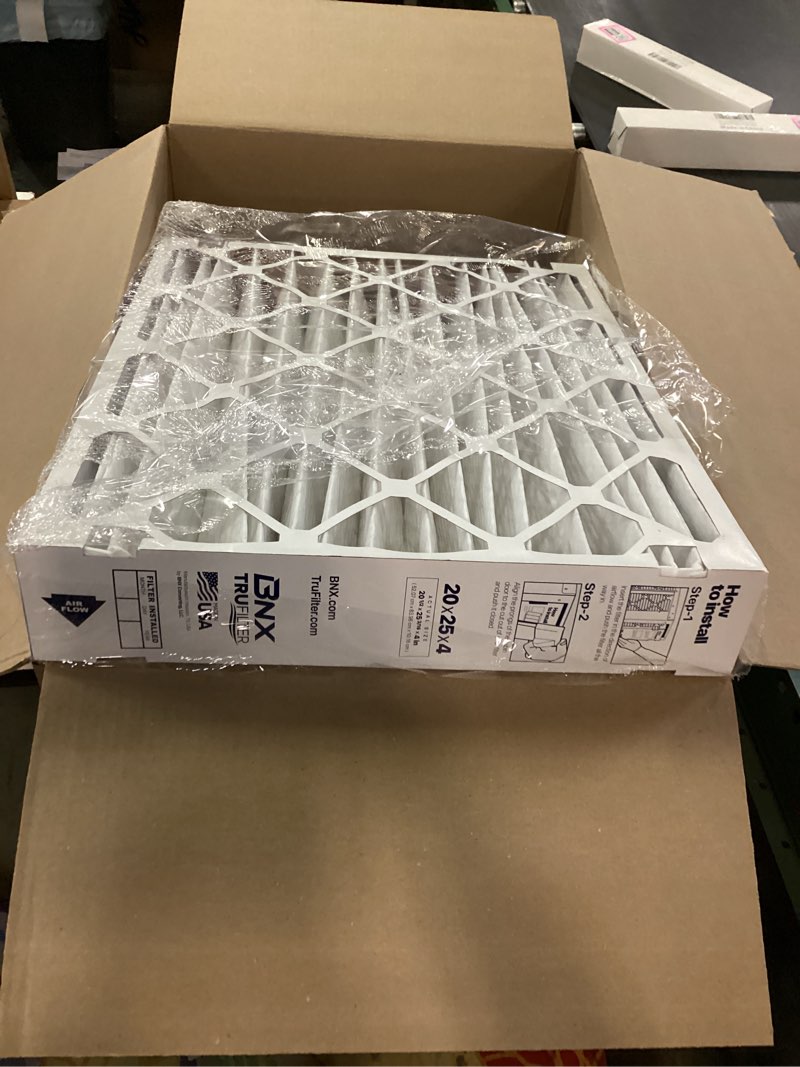 Condition photo showing Good Condition for TruFilter Compatible with AprilAire 213 Replacement Filter for AprilAire (2-Pack) - MERV 13 - MADE IN USA - HVAC AC Furnace Filters Allergies, Mold, Bacteria, Smoke, MPR 1900 FPR 10 Air Filter 20x25x4 MERV 13 20x25x4 2-Pack (AprilAire Compatible)