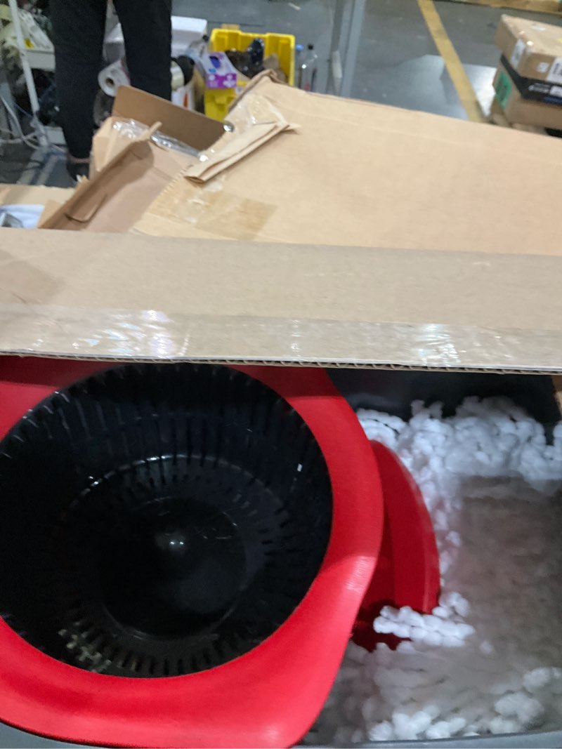 Condition photo showing New/Like New for O-Cedar Easywring Microfiber Spin Mop & Bucket Floor Cleaning System with 3 Extra Refills Spin Mop Bucket with 3 Extra Refills