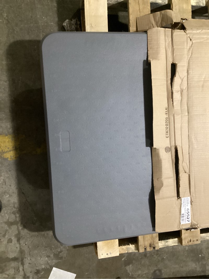 Condition photo showing Good Condition for Iceberg IndestrucTable Commercial Folding Table – Heavy-Duty 72” Plastic Utility Table for Indoor/Outdoor Use, Charcoal Finish, 1000 lb Weight Capacity – Durable Event or Office Table Charcoal 30" x 72" Table