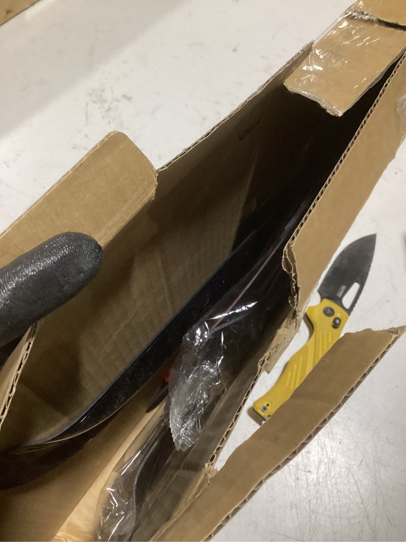 Condition photo showing Good Condition for window rain guards for 2007-2013 chevy silverado/gmc sierra 1500/avalanche, 07-14 silverado/sierra 2500hd 3500 hd/suburban/yukon xl window visors vent guard shade deflector crew cab 2007-2013 silverado/sierra crew cab