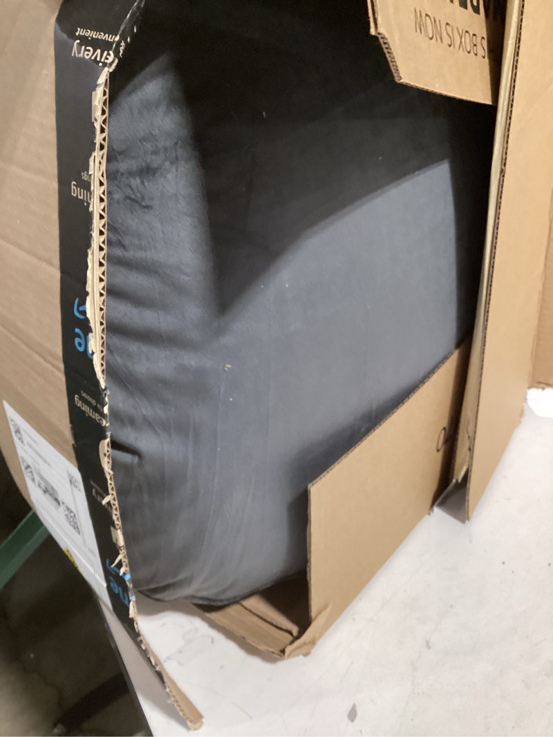 Condition photo showing New/Like New for Back Pillow for Bed Sitting up, Reading Pillow for Sitting in Bed Adult, Back Support Pillow, Memory Foam Sit up Lounge Backrest Pillow with Arms for TV, Couch, Chair, Dorm, 18 Inch, Grey Grey Medium(18inch)