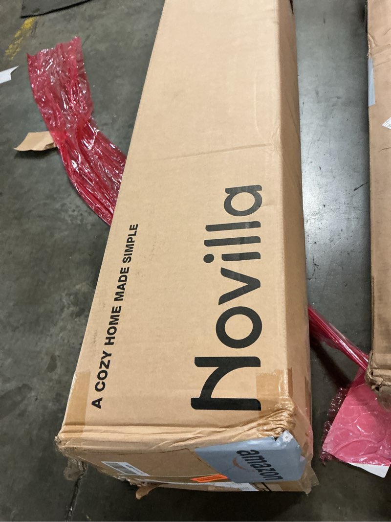 Condition photo showing New/Like New for Novilla King Size Mattress 10 Inch,Hybrid Mattress King with Gel Memory Foam, Cool-Touch Nylon Cover & Pocketed Coils for Targeted Zones Support & Deep Restful Sleep CertiPUR-US Certified King (U.S. Standard) 10 Inch