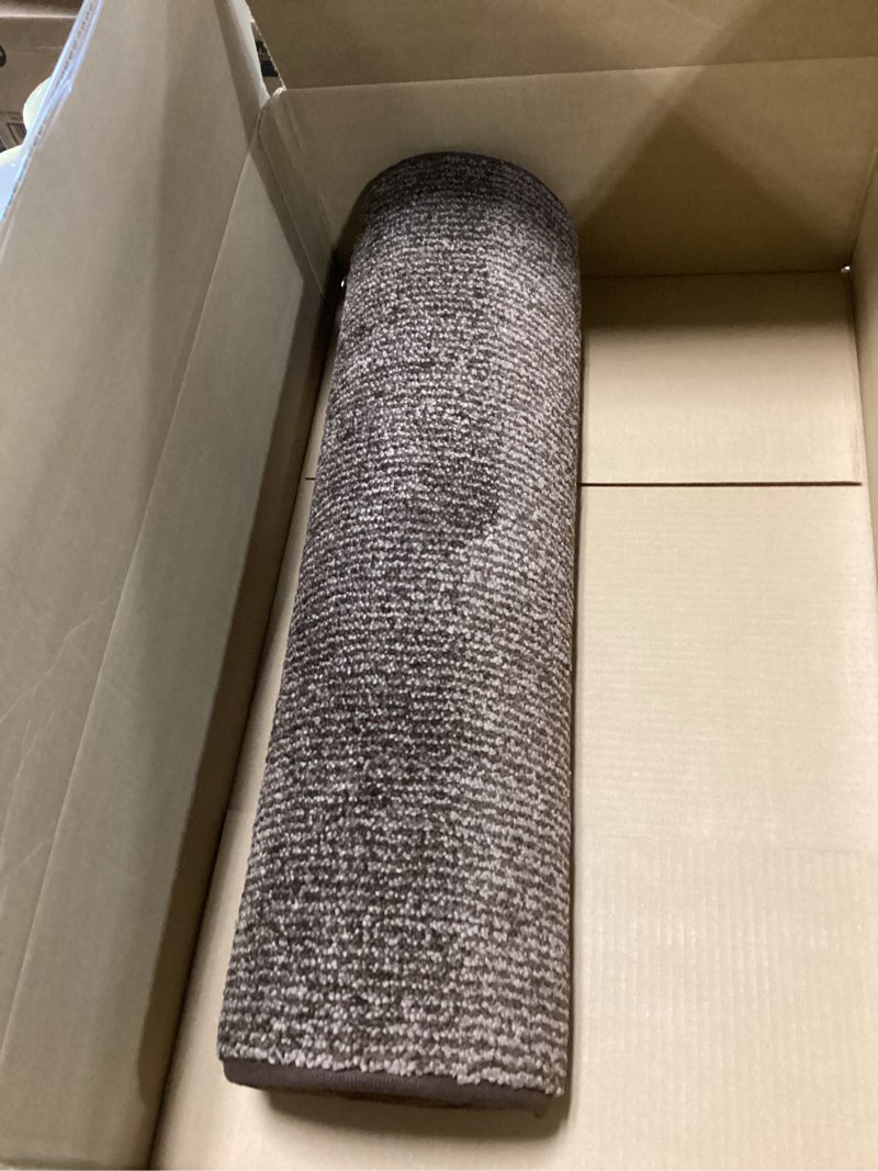 Condition photo showing item condition for Washable Kitchen Rug 24" x 82" / 60cm x 210cm, Non Slip Kitchen Mat for Floor, Absorbent Indoor Entryway Runner Rug for Hallway, Laundry, Bathroom, Bedroom (Roll Packing) 24" x 82" (Rectangular) Brown