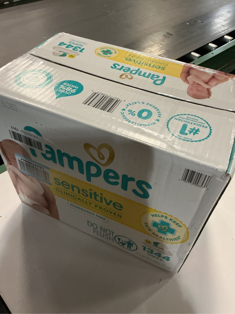 Condition photo showing New/Like New for Pampers Baby Wipes - Sens - 1344ct