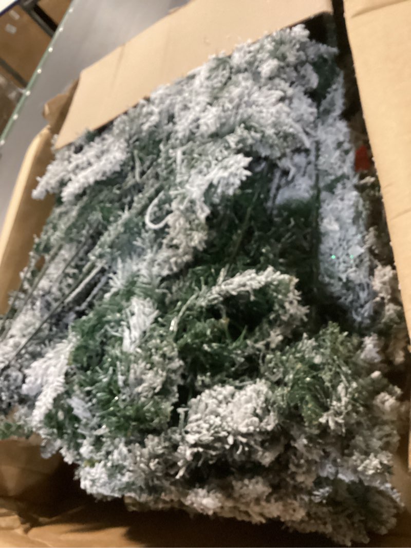 Condition photo showing Good Condition for (Similar)Perfect Holiday Christmas Tree, 8-Feet, Flocked Snow