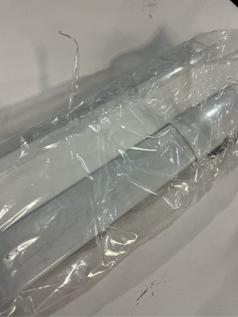 Condition photo showing As Is for (Similar)Cordless Light Filtering Mini Blind - 27 Inch Width, 64 Inch Length, 1\" Slat Size - Pearl White - Cordless GII Morningstar Horizontal Windows Blinds for Interior by Achim Home Decor 27\"W x 64\"H Pearl White