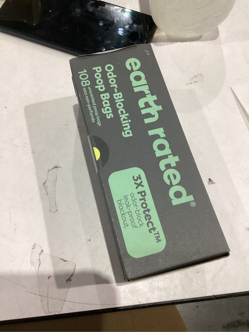 Condition photo showing New/Like New for Earth Rated Odor-Blocking Poop Bags for Dogs with 3X Protect, Guaranteed to Block Smells & Leak-Proof Performance, Conceals Smell & Mess, Unscented, 120 Count 120 Bags Odor Blocking