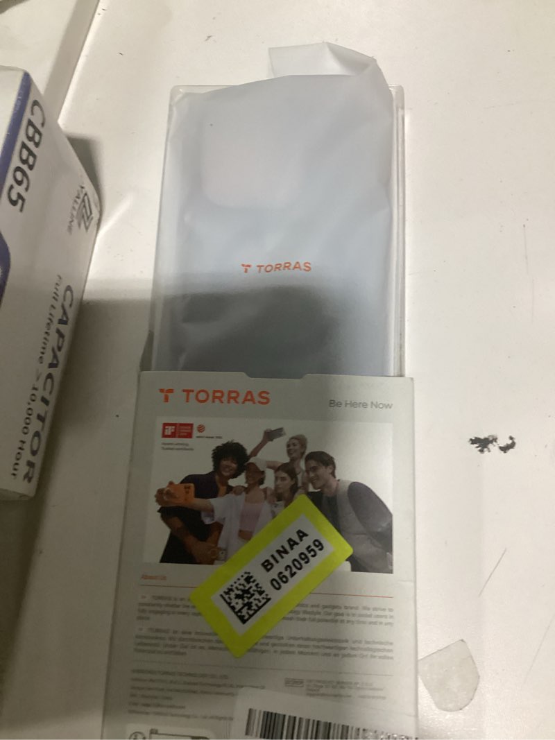 Condition photo showing New/Like New for torras ostand q3 air for iphone 17 pro case 6.3'' with stronger magnetic stand, fit for magsafe, airbags miltary protection, camera control for iphone 17 pro case, shockproof & stylish, shadow black iphone 17 pro 6.3" shadow black