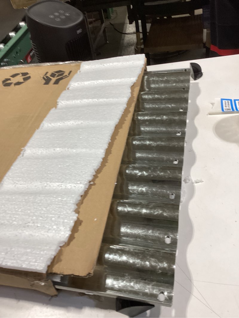 Condition photo showing Good Condition for 6x2x2ft galvanized raised garden bed,planter raised beds-metal garden box,large plant for outdoor planting, vegetables bed?flower,herb-silver 6x2x2ft(1pcs) silver