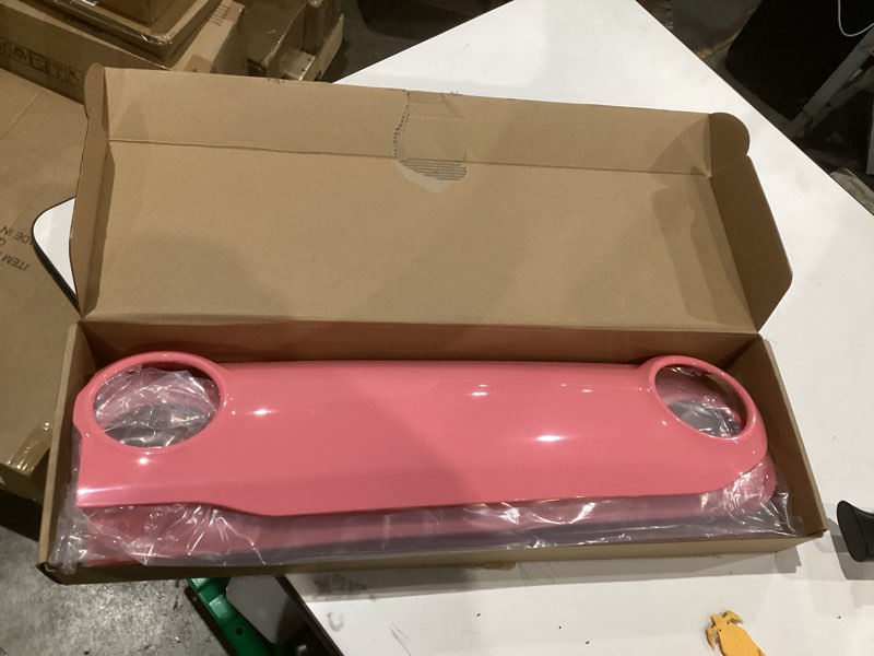 Condition photo showing Good Condition for dashboard decorative panel cover, center console trim cover kit for 2018-2023 jeep wrangler jl jlu & jeep gladiator jt(pink)