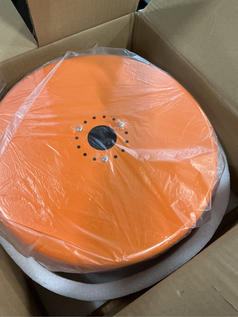 Condition photo showing As Is for Mid Century Pendant Light Fixtures Orange Ceiling Pendant Lighting 3-Layer Metal Shade Design Vintage Hanging Light Flush Mount Light for Kitchen Island Dining Table Hallway (Orange) Orange-