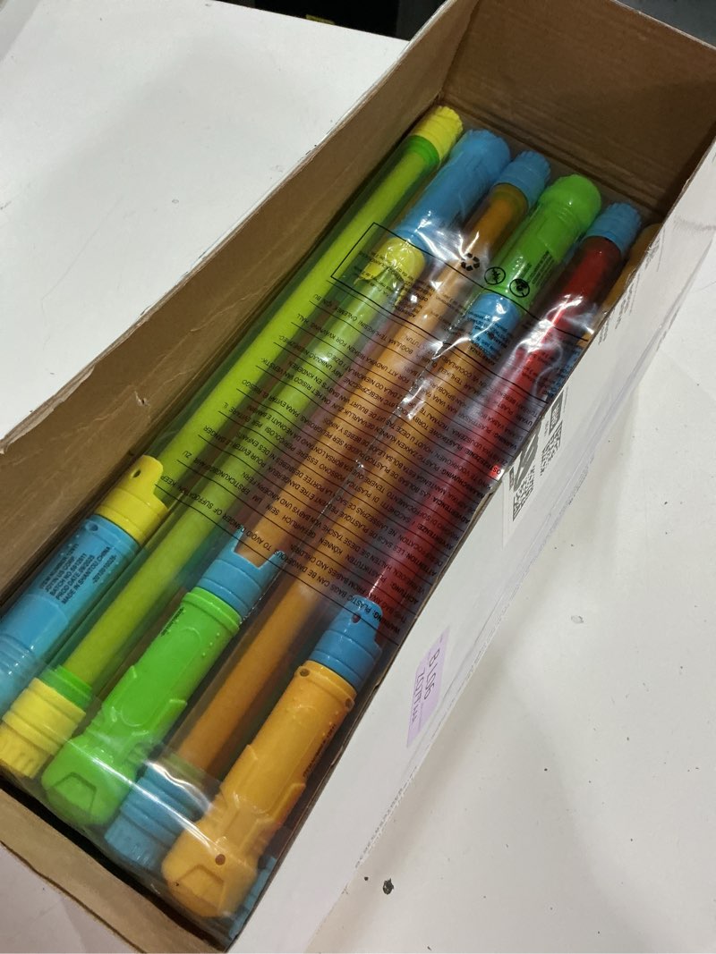 Condition photo showing New/Like New for joyin 18 pack 16.5'' water gun, blaster squirt guns, bulk water guns summer outdoor swimming pool, backyard, beach water game fighting play pool toys