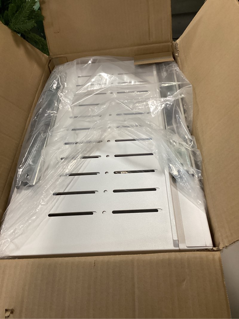 Condition photo showing Good Condition for Pull Out Cabinet Organizer with Slide Out Drawers, 21" Deep Expandable (12"-20" W) for Kitchen Base & Pantry Cabinets - Adhesive Nano Film Installation (White, 1 Tier-21"D x 12-20"W) White 1 Tier-21"D x 12-20"W