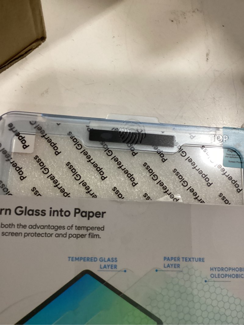 Condition photo showing Good Condition for MOBDIK 1 Pack Paperfeel Glass Screen Protector Compatible with iPad A16 11th / 10th Generation (2025/2022), Auto Alignment Kit, Crafted for Natural Writing, Less Reflection iPad 11th / 10th