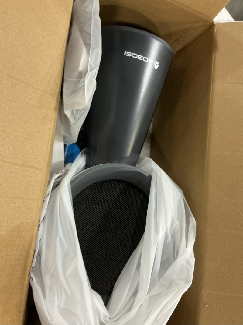 Condition photo showing Good Condition for AAOBOSI Portable Range Hood,Desktop Range Hood with Larger Caliber,3 Speed Kitchen Exhaust Fan, Low Noise,Oil Collection Cup,10xAir&Oil Filters,Portable Kitchen Hood for Indoor&Outdoor,RV 300CFM Grey