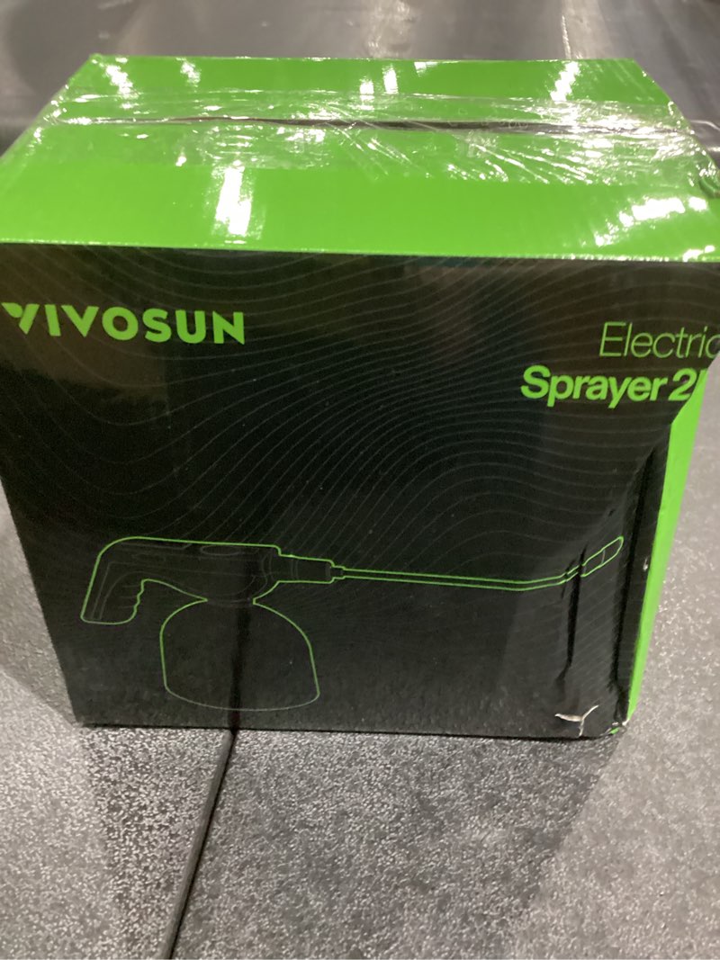 Condition photo showing Good Condition for vivosun battery powered sprayer 0.5gallon, electric spray bottle usb rechargeable, automatic water pump plant mister with adjustable pressure, easy to refill, 2.2 ah battery