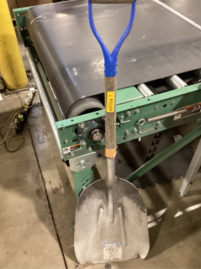 Condition photo showing As Is for kobalt 18-in fiberglass d-handle scoop