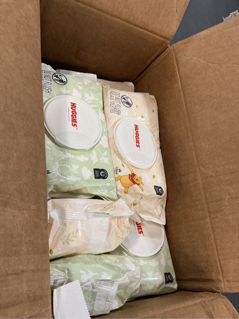 Condition photo showing Good Condition for huggies natural care sensitive baby wipes, unscented, hypoallergenic, 99% purified water, 10 flip-top packs (560 wipes total) 56 count (pack of 10)