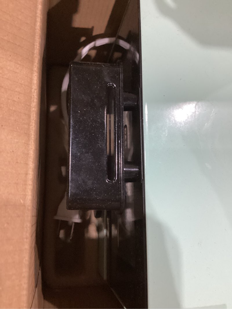 Condition photo showing As Is for DASH Mini Toaster Oven Cooker for Bread, Bagels, Cookies, Pizza, Paninis & More with Baking Tray, Rack, Auto Shut Off Feature - Aqua Aqua Cooker