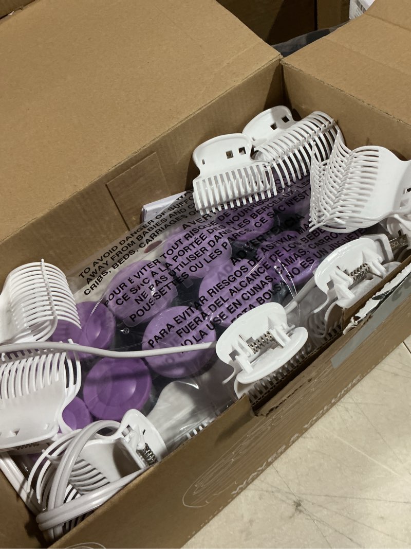 Condition photo showing Good Condition for Conair Hot Rollers for Long, Medium & Short Hair, 12 Ceramic Flocked 1½-Inch and 1¾-Inch Heated Hair Rollers with Clips, Hot Curlers for Women, Volume & Curls, Amazon Exclusive