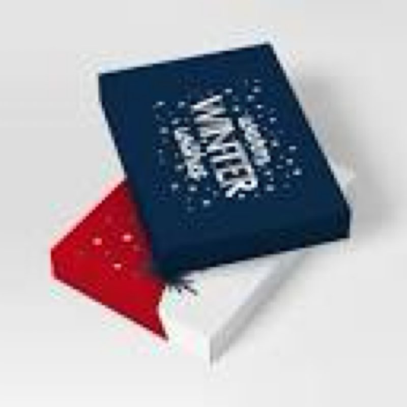  (Case of 24 packs of 2 box) 11.25"x2.25" Christmas Print Garment Gift Box Trees/Text - Wondershop™