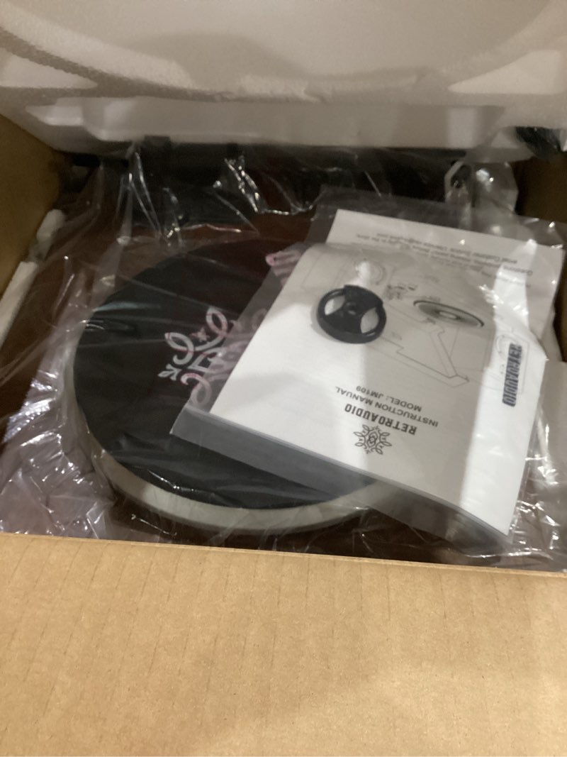 Condition photo showing Good Condition for RetroAudio Vinyl Record Player with 24W Bookshelf Speakers, HiFi System Turntable for Viny Records, 