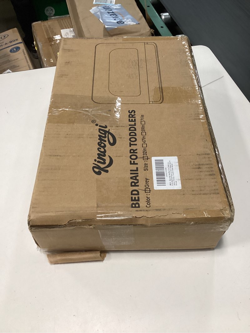 Condition photo showing New/Like New for bed rail for toddlers, 32 inch swing down baby bed rail guard with wider u-shape base, breathable toddler bed rails for king, queen, full, twin bed guard rail for toddlers 32"l x 24"h