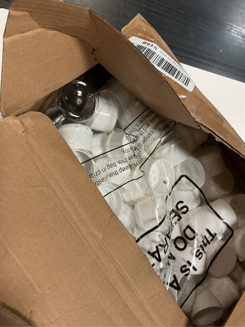 Condition photo showing New/Like New for amyhill 100 pcs plastic spice bottles spice jars seasoning jars shaker plastic jars 3.3 oz/ 100ml seasoning shaker with shaker lids(white lid)