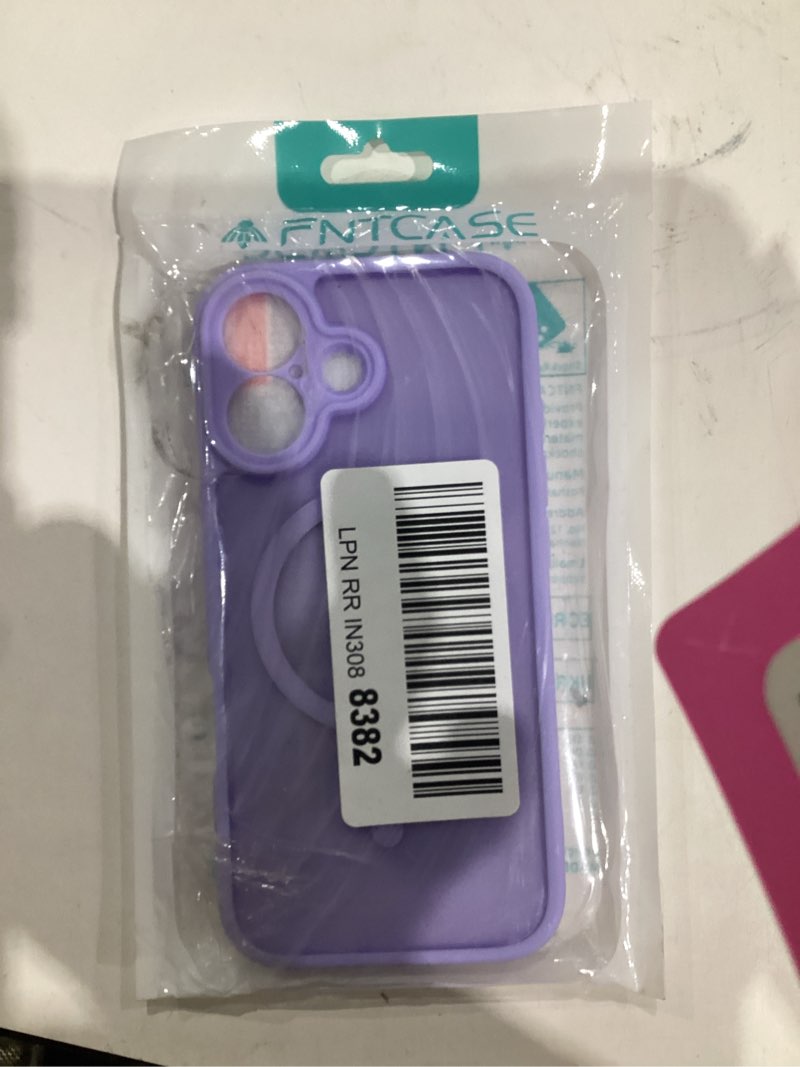 Condition photo showing New/Like New for fntcase for iphone 17 case: [compatible with magsafe] translucent matte cases with [full camera protection] [screen protector] military grade shockproof protective phone cover - light purple iphone 17(6.3 inch) light purple