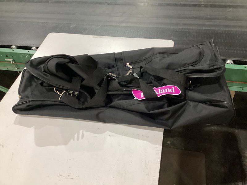 Condition photo showing Good Condition for rockland rolling duffel bag, black, 22" black 36"