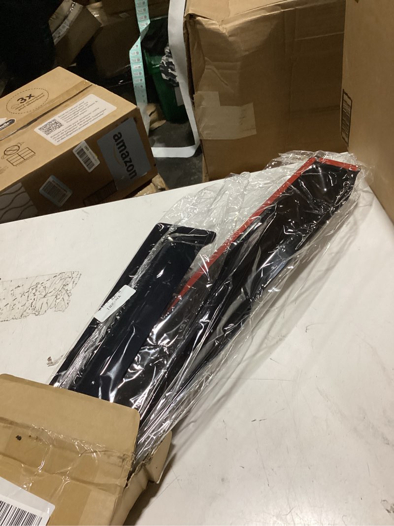 Condition photo showing As Is for window visors rain guards for 2014 2015 2016 2017 2018 2019 toyota highlander, out-channel window vent wind deflectors visors shades for 14-19 highlander 2014-2019 toyota highlander