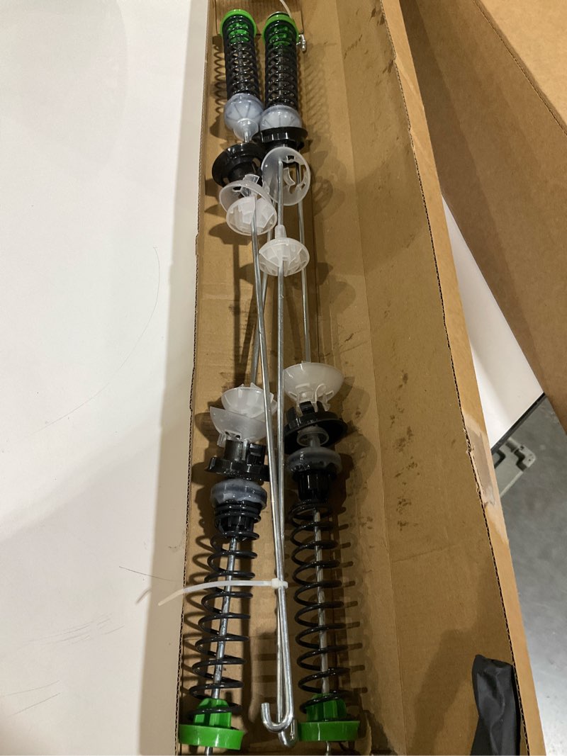 Condition photo showing As Is for w11130362 washer suspension rod kit - 2026 upgraded fit for whirl.pool may.tag ken.more - replaces w10594080 w10735786 - fits models wtw5000dw1/dw2/dw3, mvwc565fw1/fw2, mvwx655dw1 by ami parts 4 w11130362 suspension rod kit with 5 suspension balls and bushings