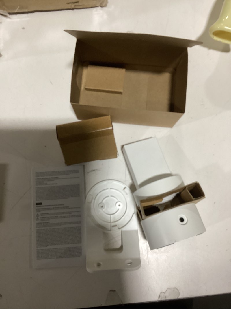 Condition photo showing New/Like New for Ring Indoor/Outdoor Pan-Tilt Mount for Outdoor Cam (Stick Up Cam) Plug-In, White (Power adapter and camera not included) White Ring Outdoor Cam (Stick Up Cam)