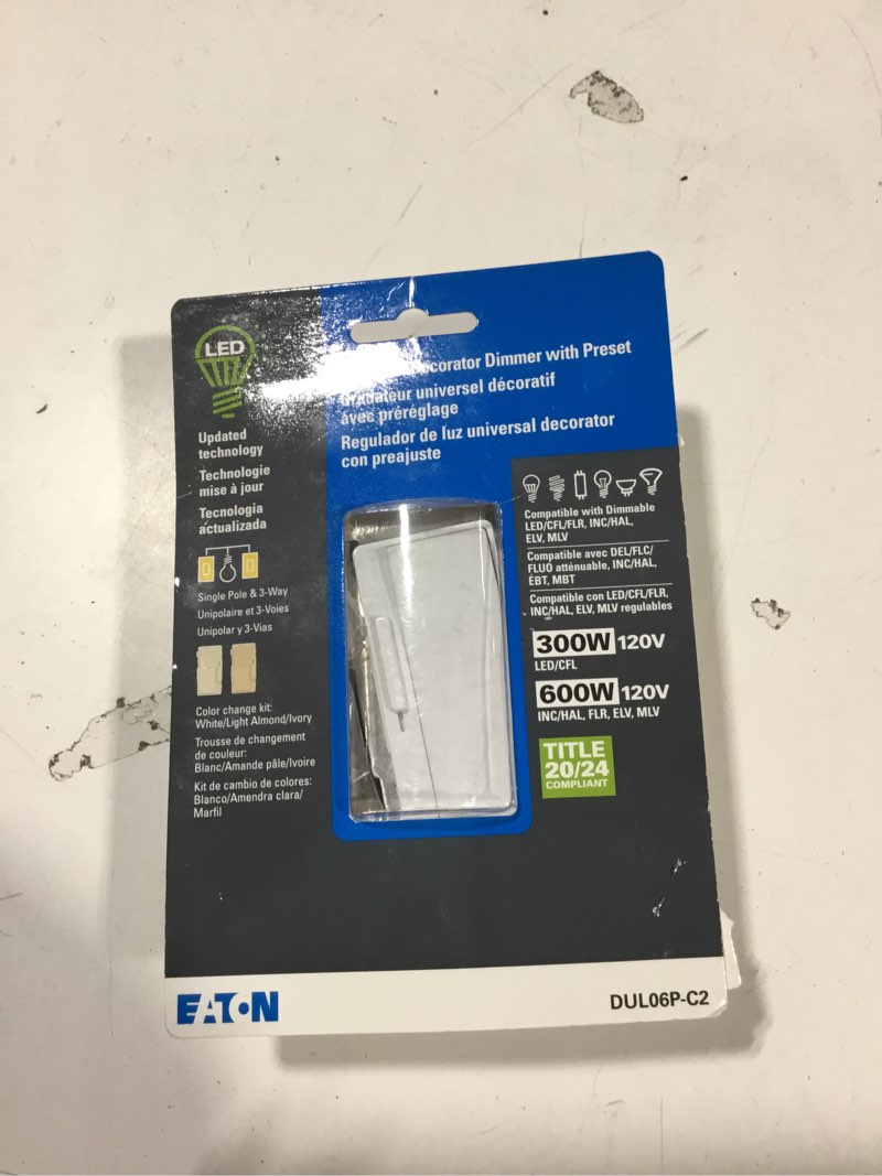 Condition photo showing As Is for Universal Decorator Dimmer with Preset 