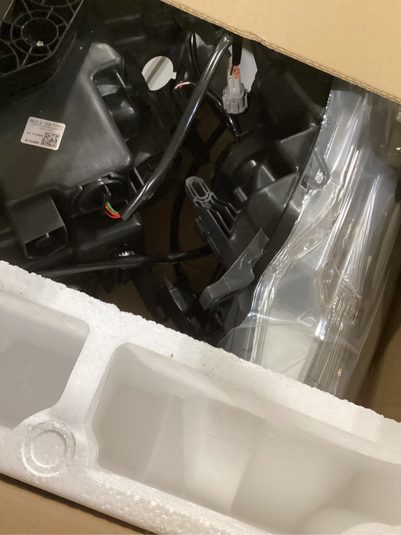 Condition photo showing Good Condition for headlight assembly for 2014 2015 2016 nissan rogue clear lens chrome housing with amber reflector headlamp replacement driver and passenger side pair