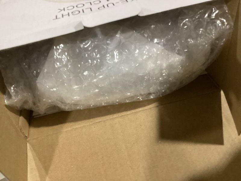 Condition photo showing Good Condition for Smart Sunrise Alarm Clock with No Signup APP Control & Wake-Up Light, 4 Alarms, White Noise, FM Radio, Wireless Speaker, White