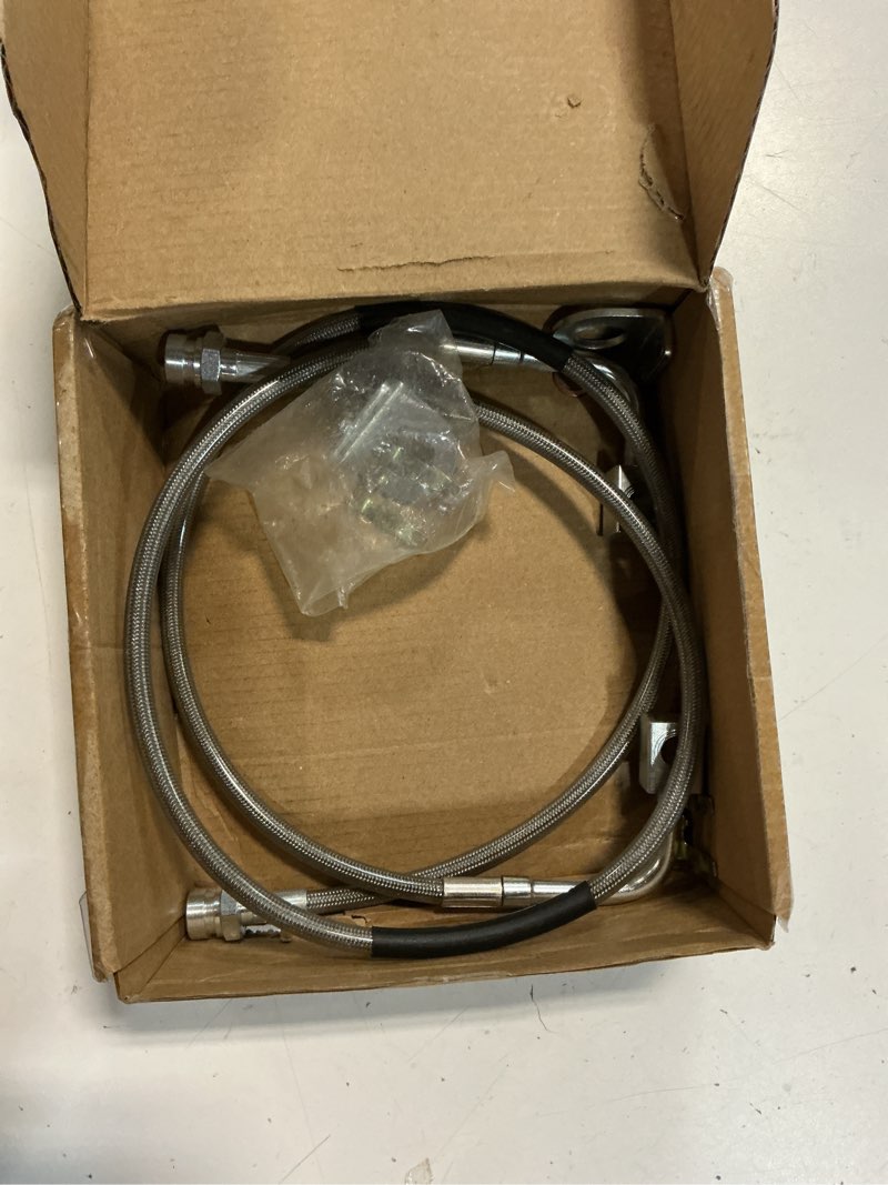 Condition photo showing Good Condition for 89716 stainless brake lines, front and rear extended brake lines compatible with jeep wrangler jk jku 2007-2018 for 4-6" lift